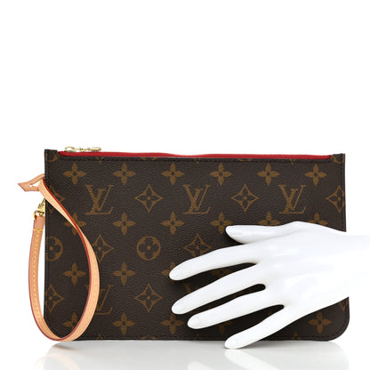 Louis Vuitton Monogram Neverfull MM GM Pochette Pivoine 2 of 7