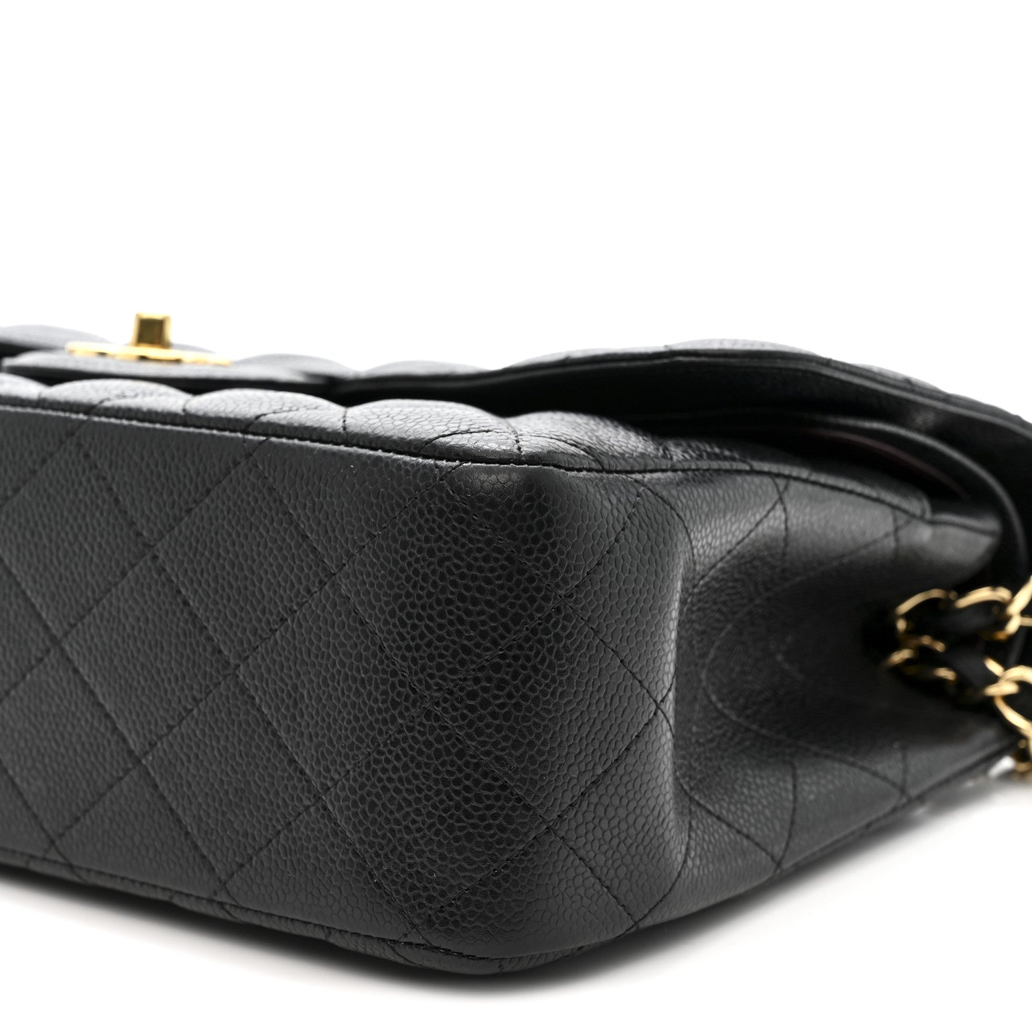 Chanel Caviar Quilted Jumbo Double Flap Black 10 of 11