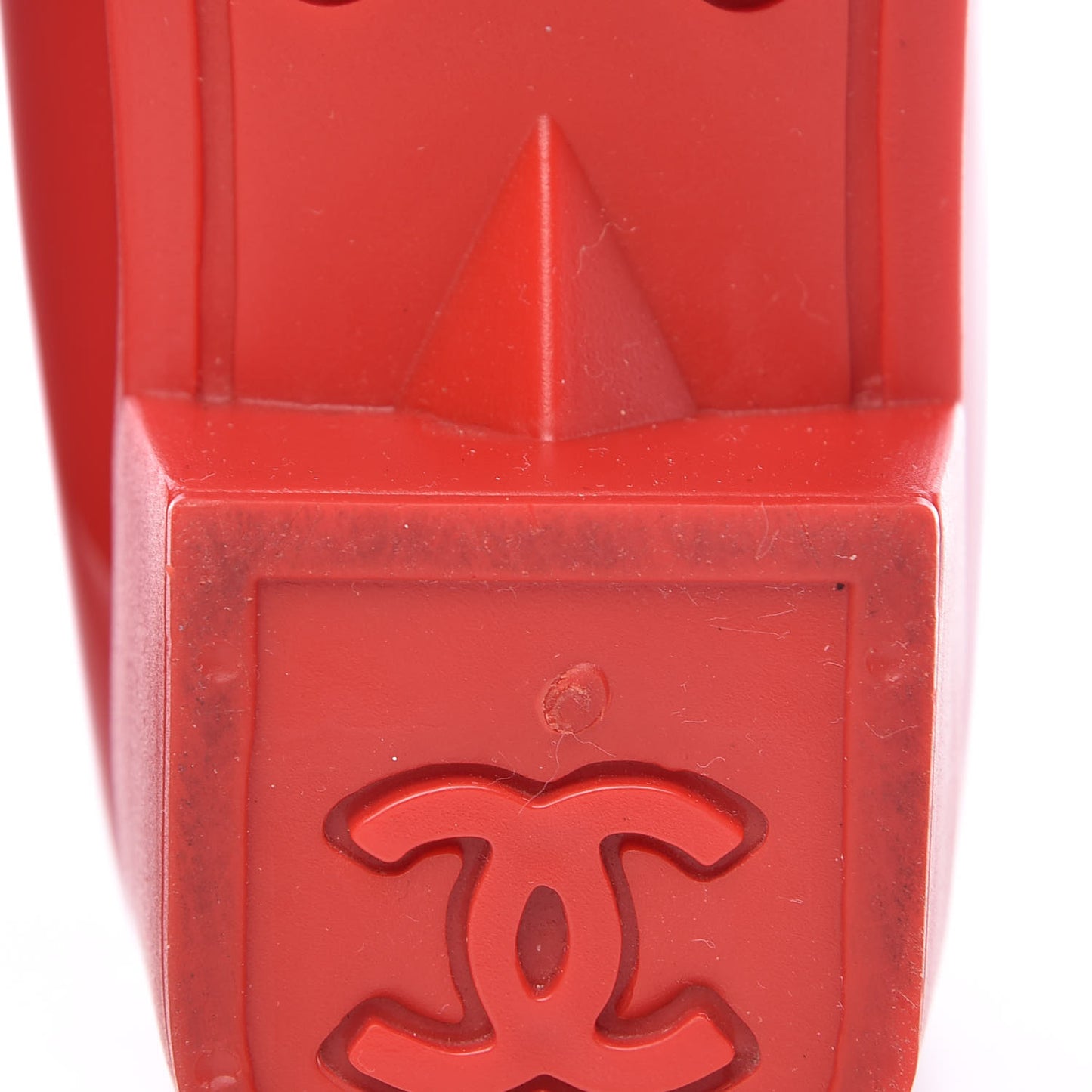 Rubber Camellia Rain Boots 36 Red