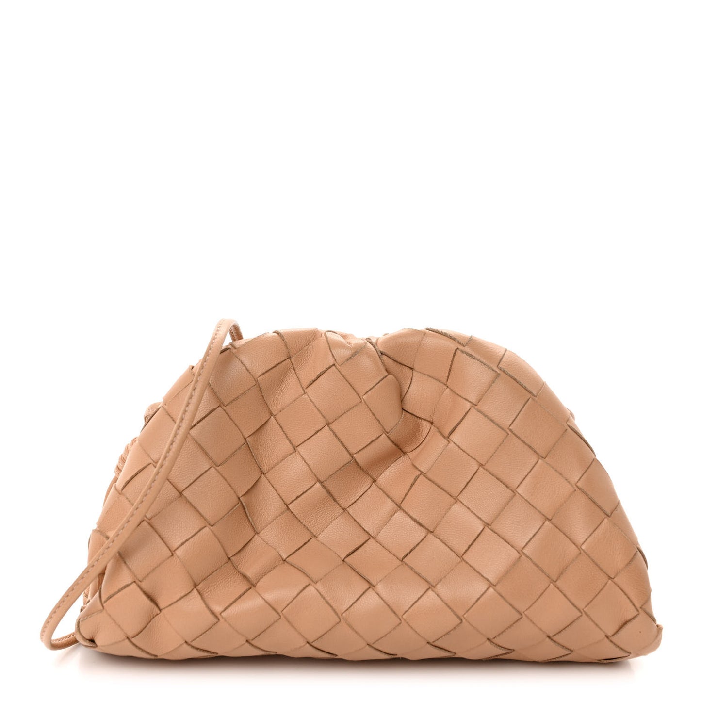 Nappa Intrecciato The Mini Pouch Almond