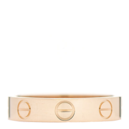 Cartier 18K Yellow Gold 3.5mm LOVE Wedding Band Ring 48 4.5 1 of 3
