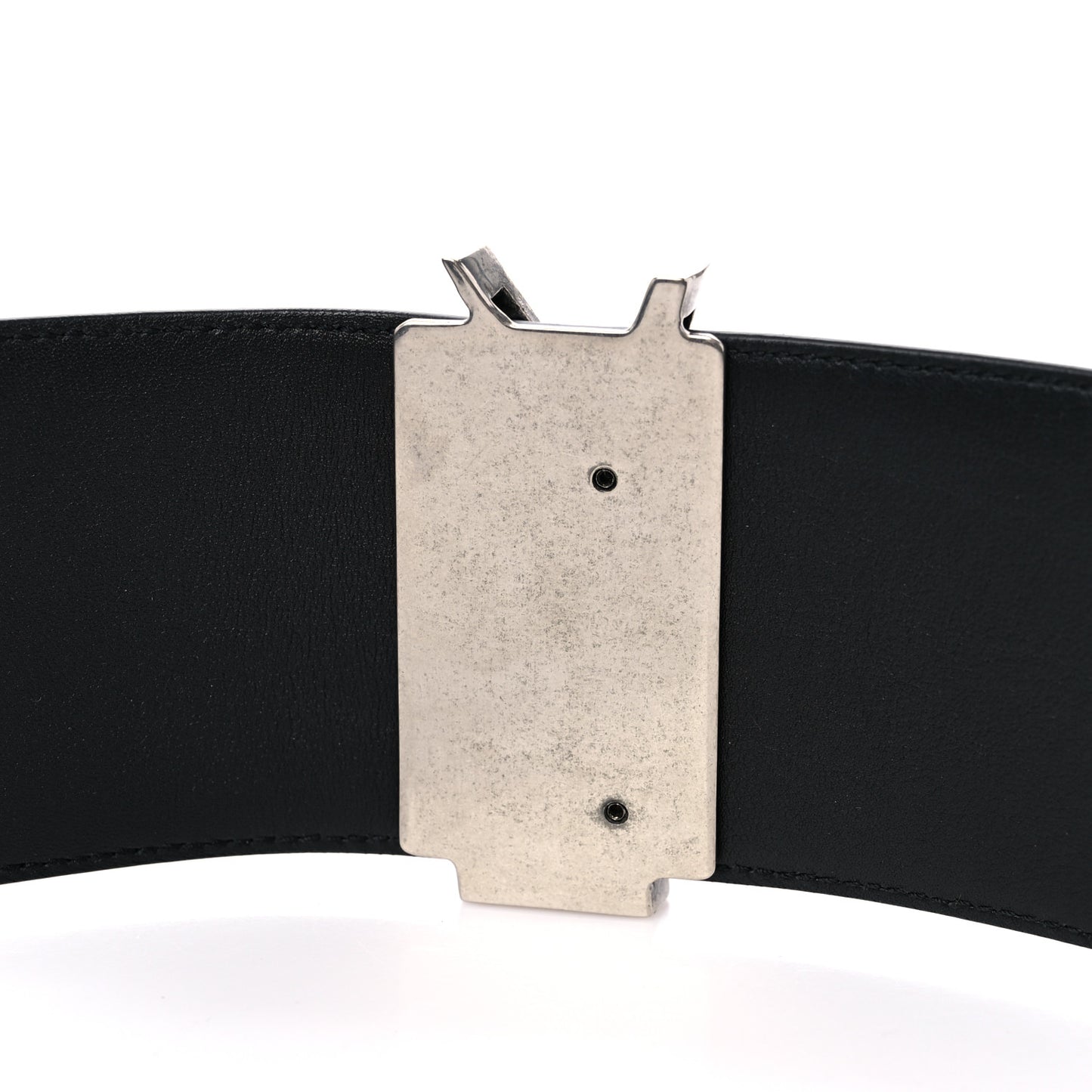 Calfskin Crystal Monogram Belt 70 28 Black