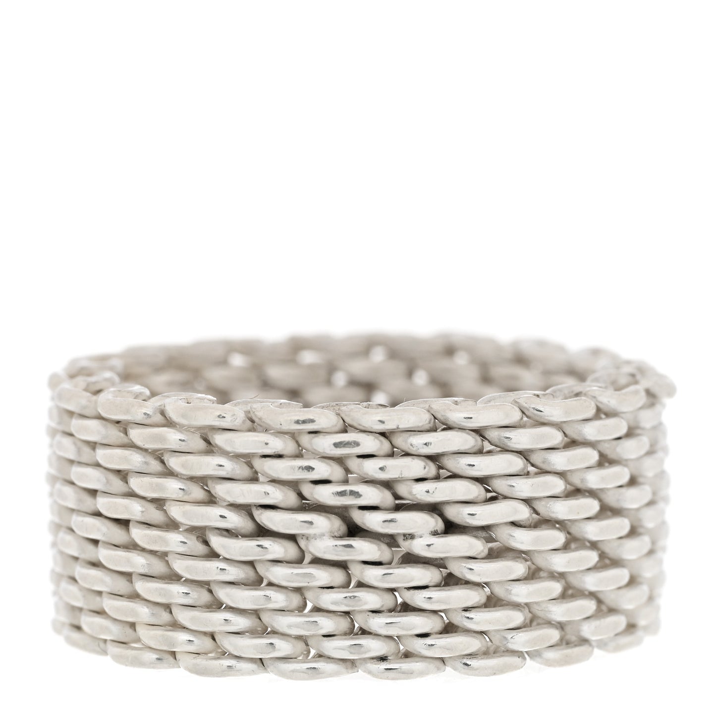 Sterling Silver Somerset Mesh Ring 51 5.75