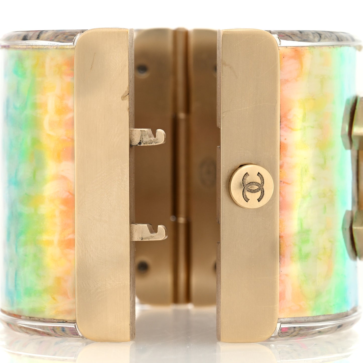 Iridescent Resin Tweed Effect CC Cuff