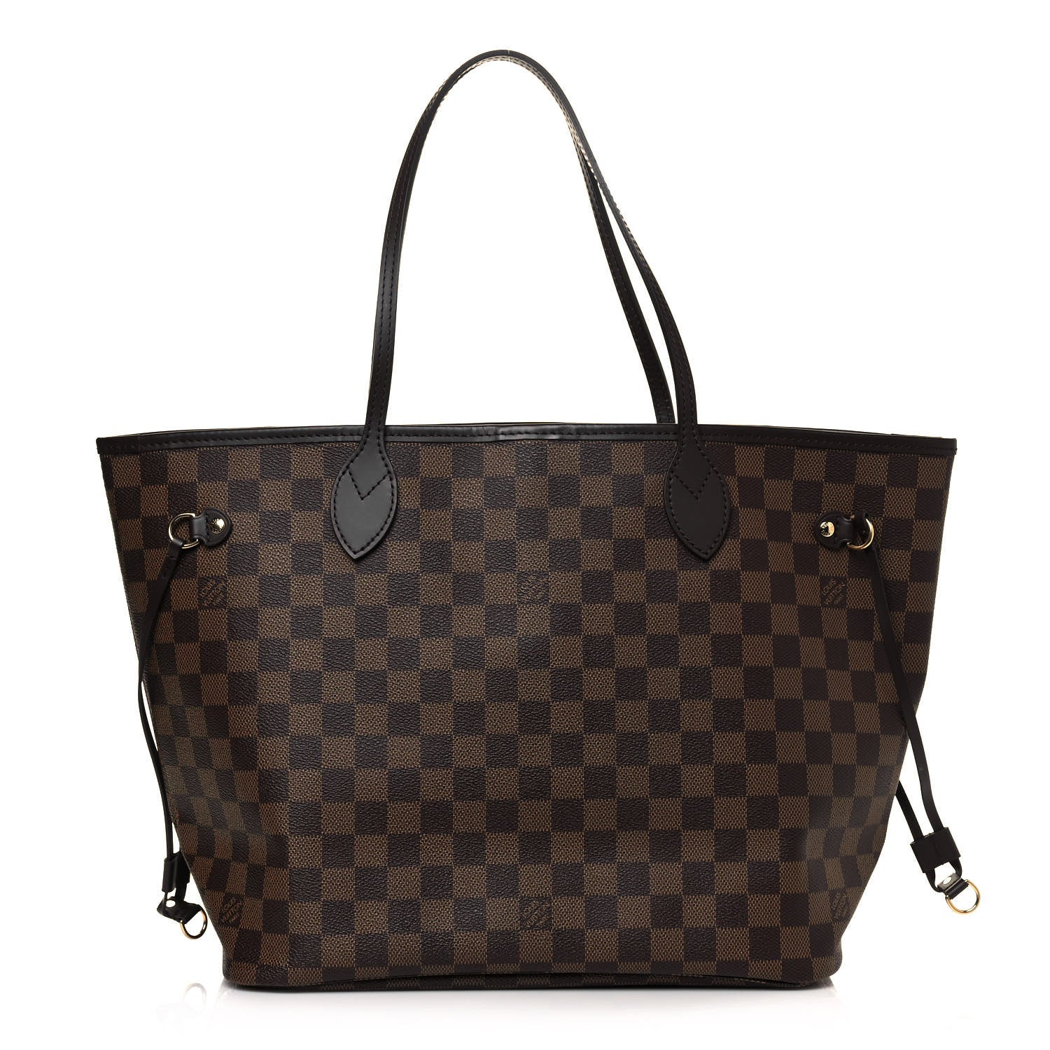 Louis Vuitton Damier Ebene Neo Neverfull MM Rose Ballerine 1 of 12