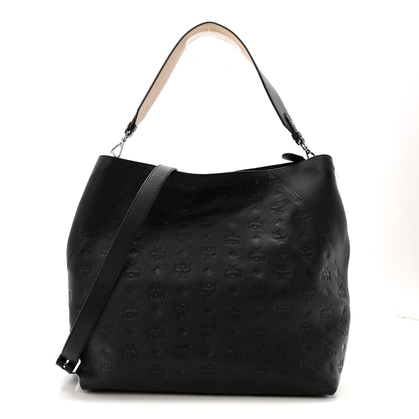 Calfskin Ottomar Large Klara Hobo Black