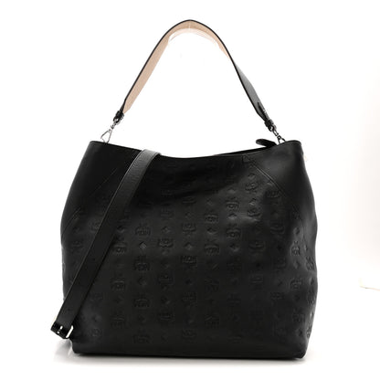 MCM Calfskin Ottomar Large Klara Hobo Black 1 of 14