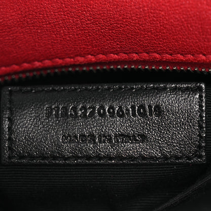 Saint Laurent Lambskin Monogram Lou Belt Bag Red 7 of 13