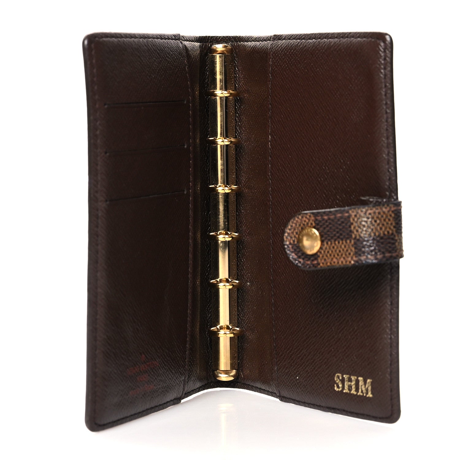 Louis Vuitton Damier Ebene Small Ring Agenda Cover 5 of 9