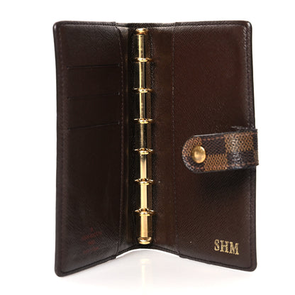 Louis Vuitton Damier Ebene Small Ring Agenda Cover 5 of 9