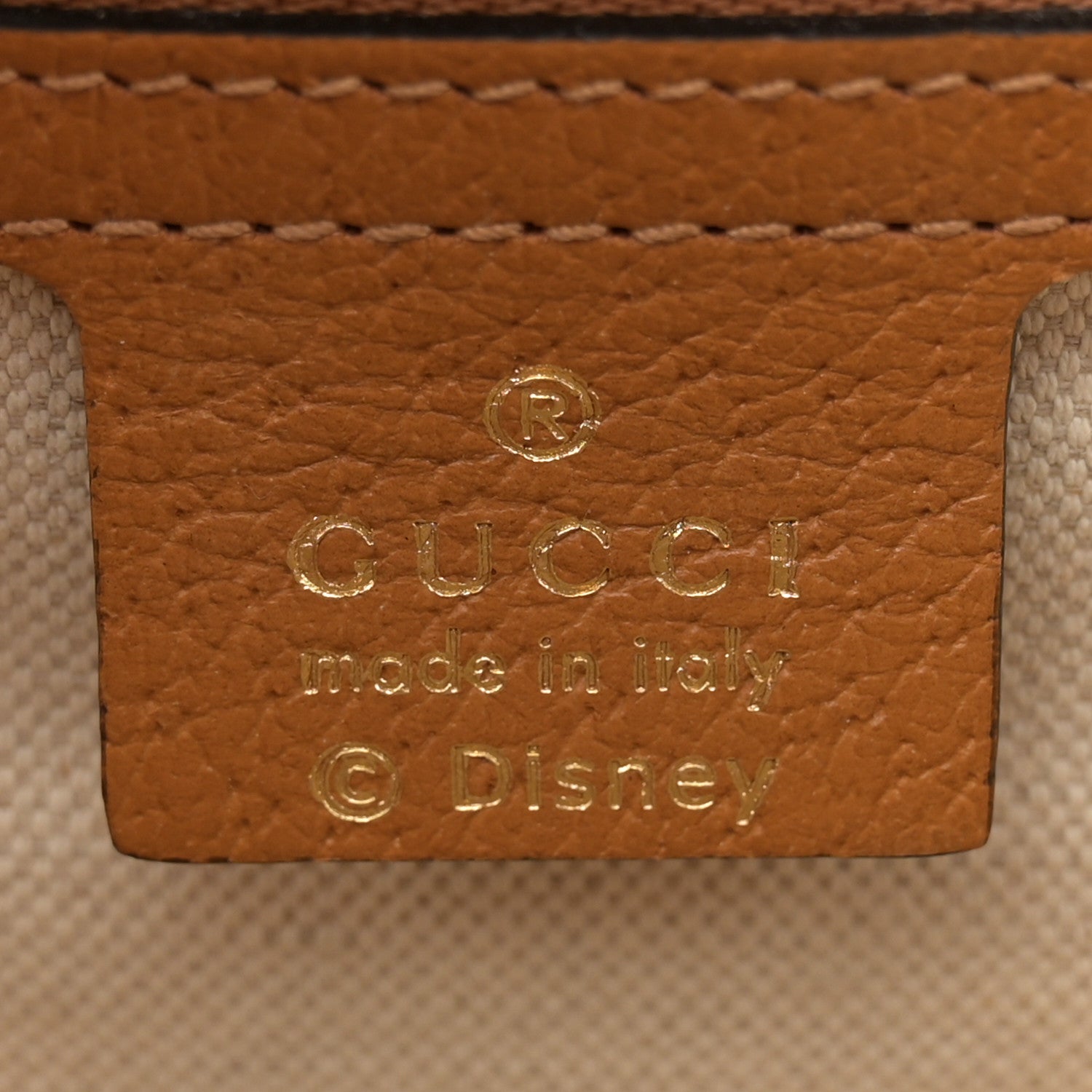 Gucci X DISNEY Mini Vintage GG Supreme Monogram Mickey Mouse Small Flap Messenger Bag Beige Vintage Sun Oil 6 of 13