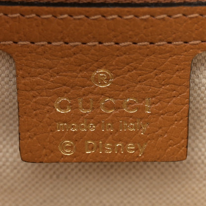 Gucci X DISNEY Mini Vintage GG Supreme Monogram Mickey Mouse Small Flap Messenger Bag Beige Vintage Sun Oil 6 of 13