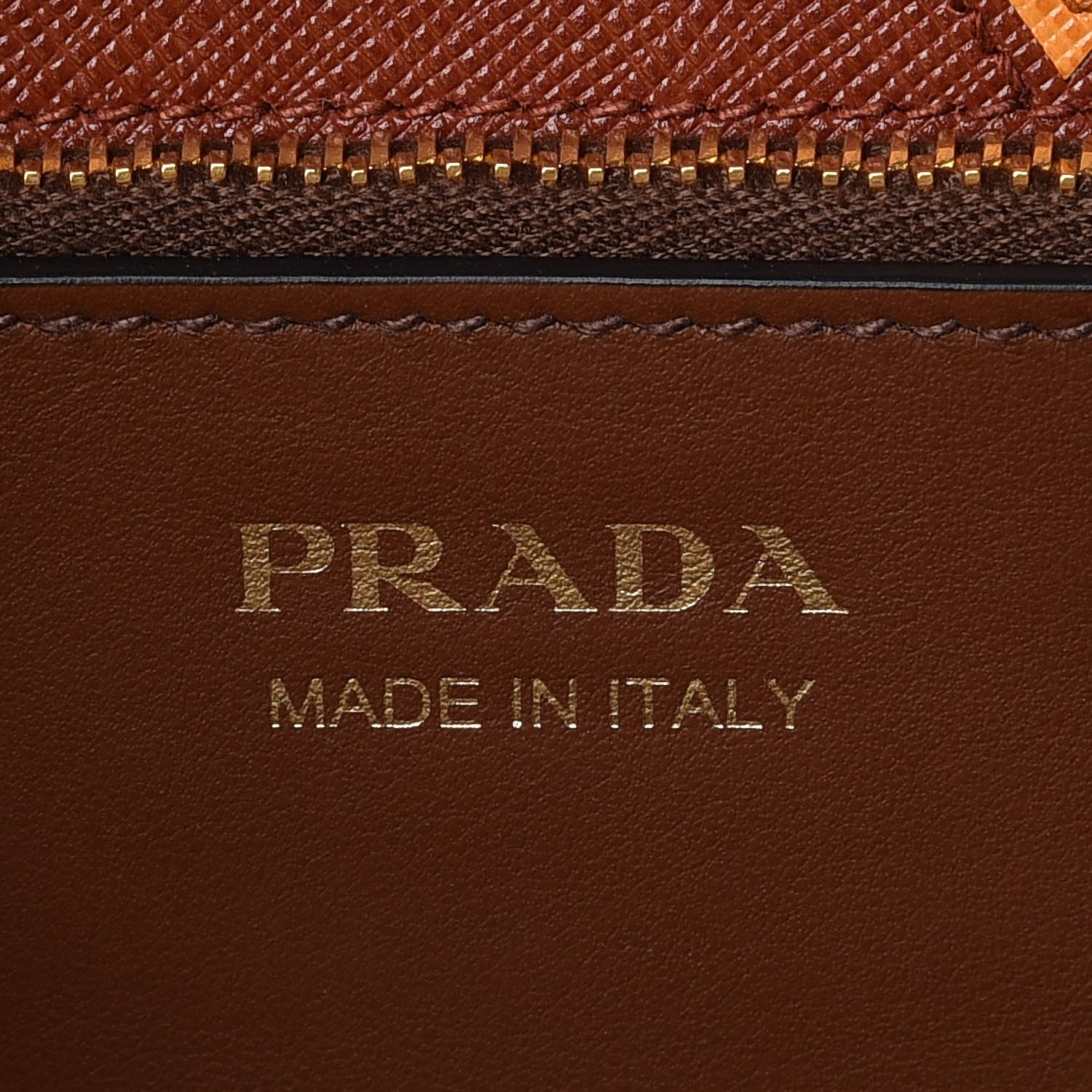 Prada Saffiano City Calfskin Greche Paradigme Bag Palissandro 9 of 10