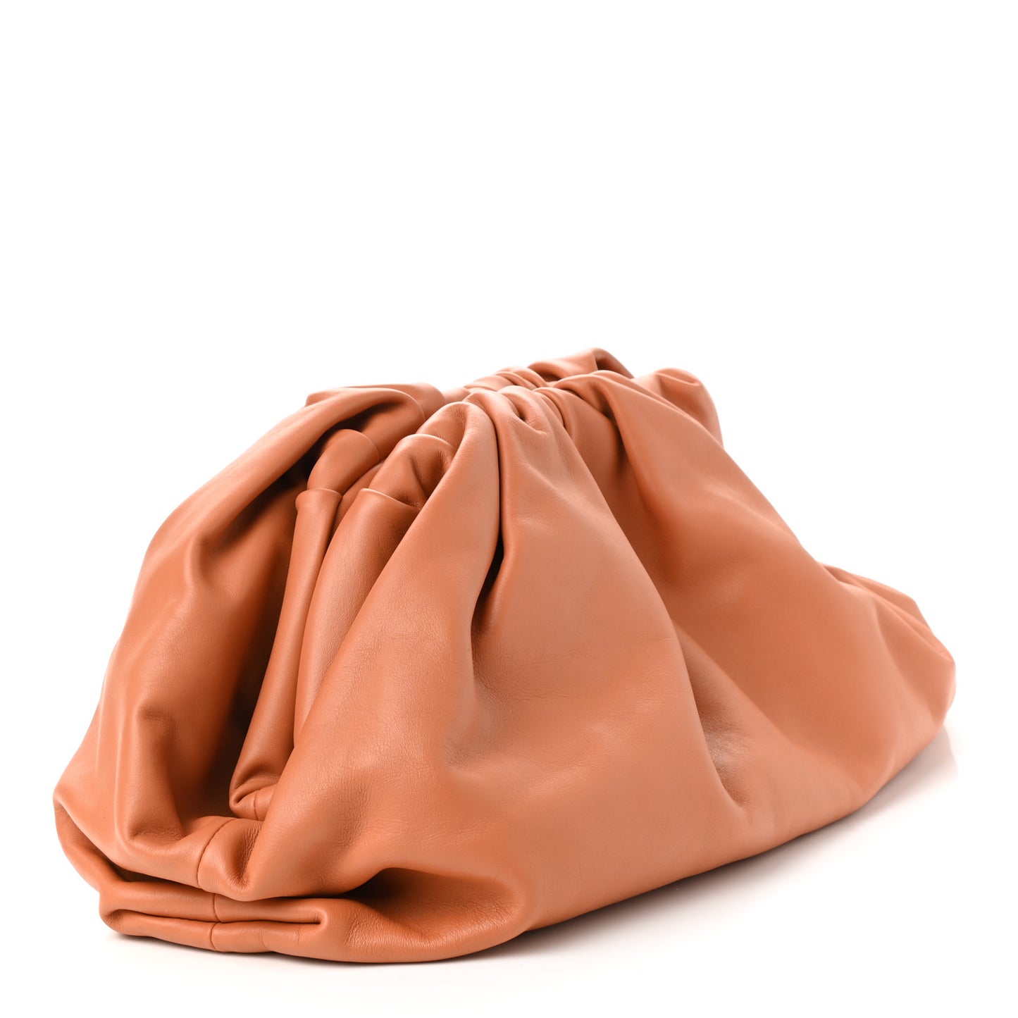 Smooth Butter Calf The Pouch Oversized Clutch Clay