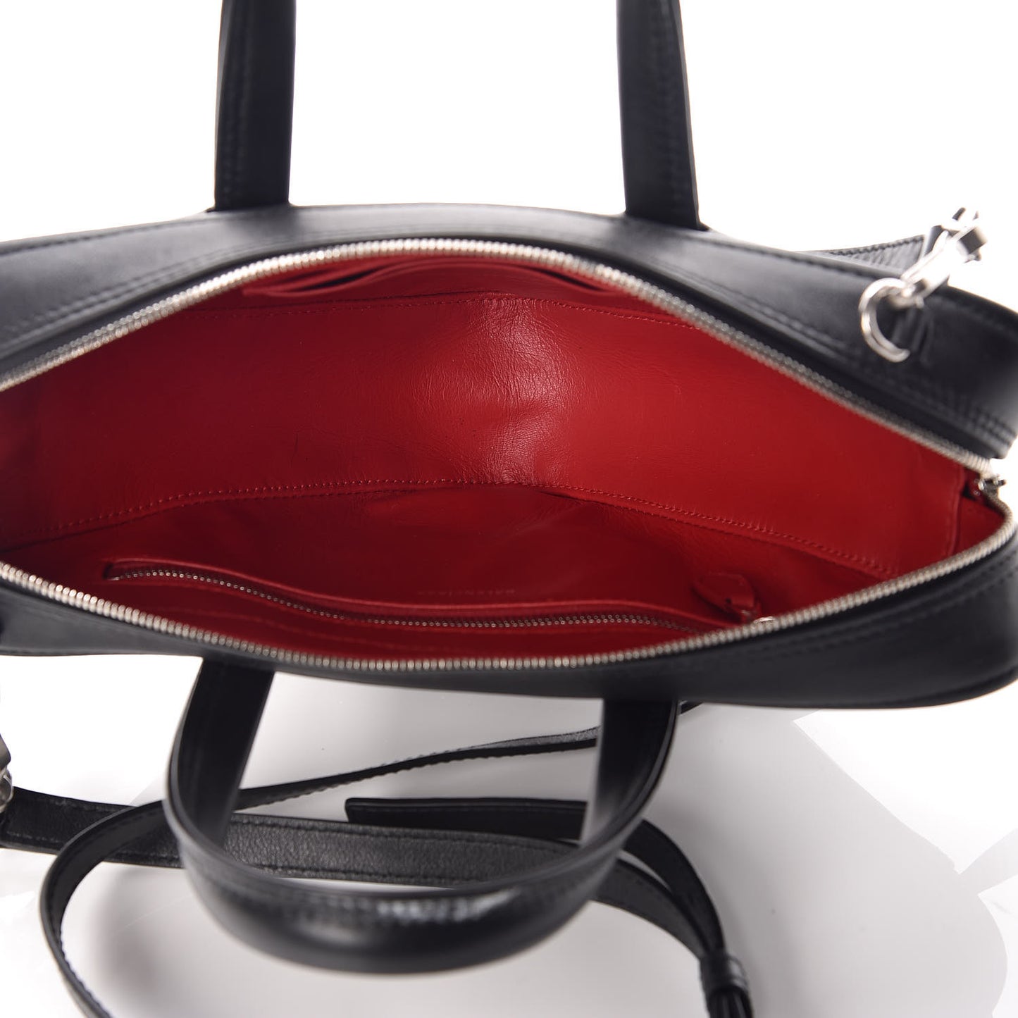 Calfskin XS Triangle Duffle Black