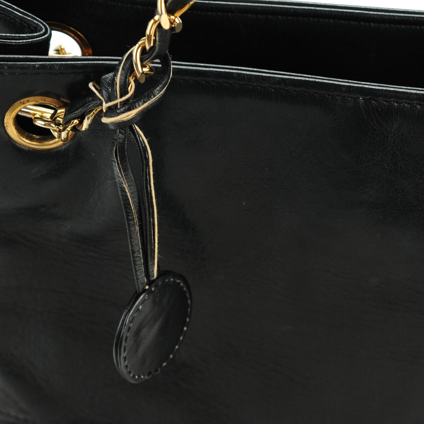 Lambskin Quilted Shoulder Bag Black