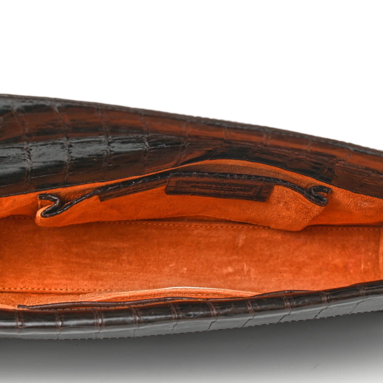 Nancy Gonzalez Crocodile Clutch Brown 5 of 6