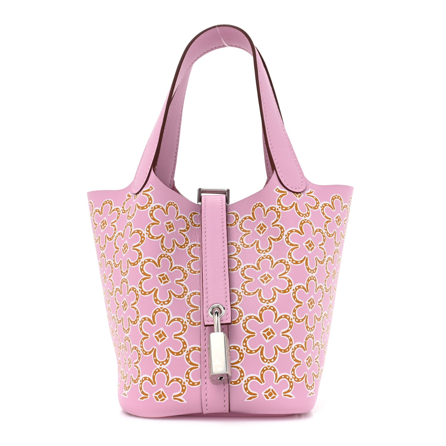 Hermes Swift Micro Lucky Daisy Picotin Lock Mauve Sylvestre 1 of 10