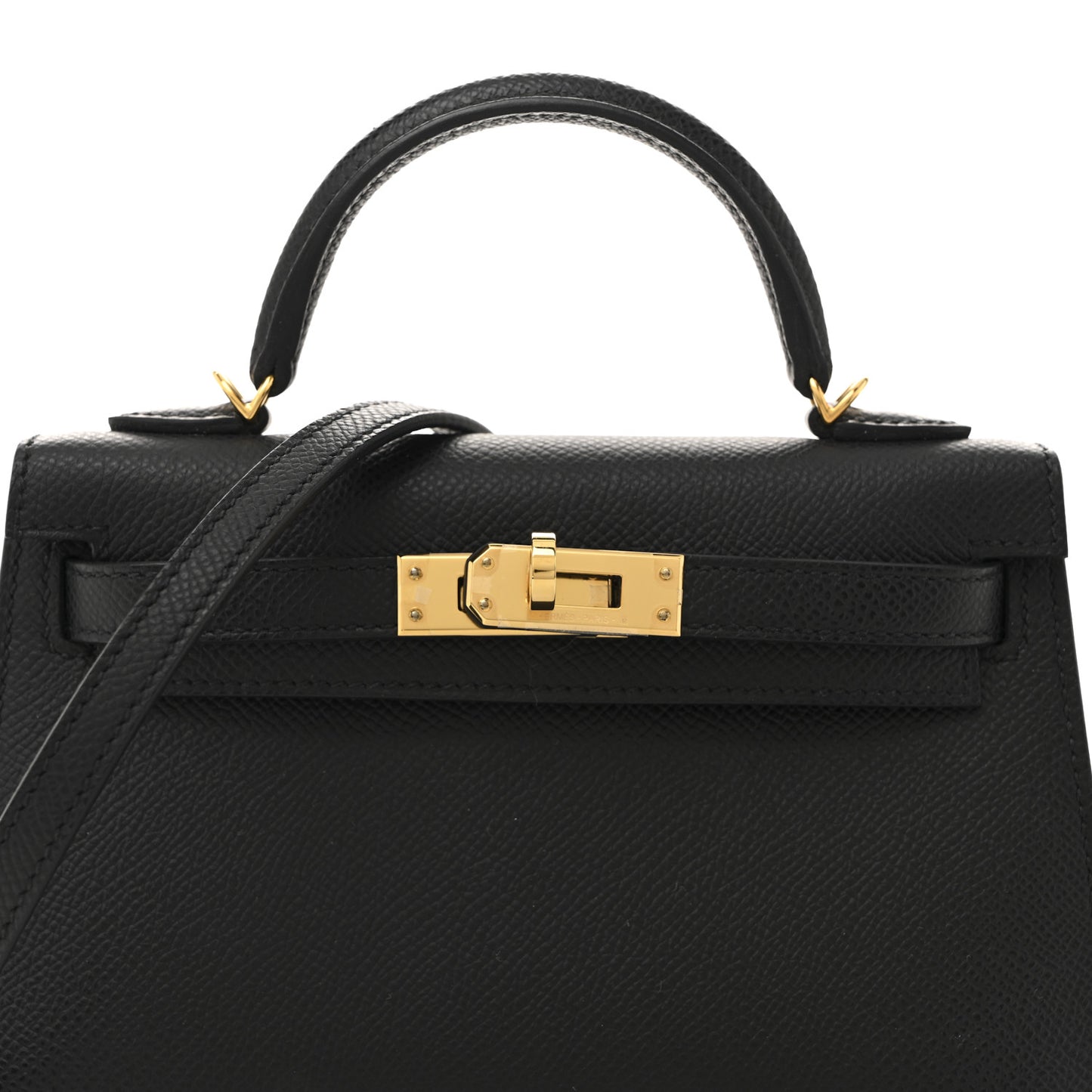 Epsom Mini Kelly Sellier 20 Black