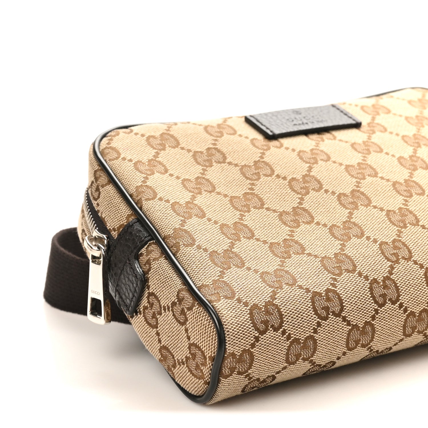 Gucci Monogram Belt Bag Dark Brown 9 of 10