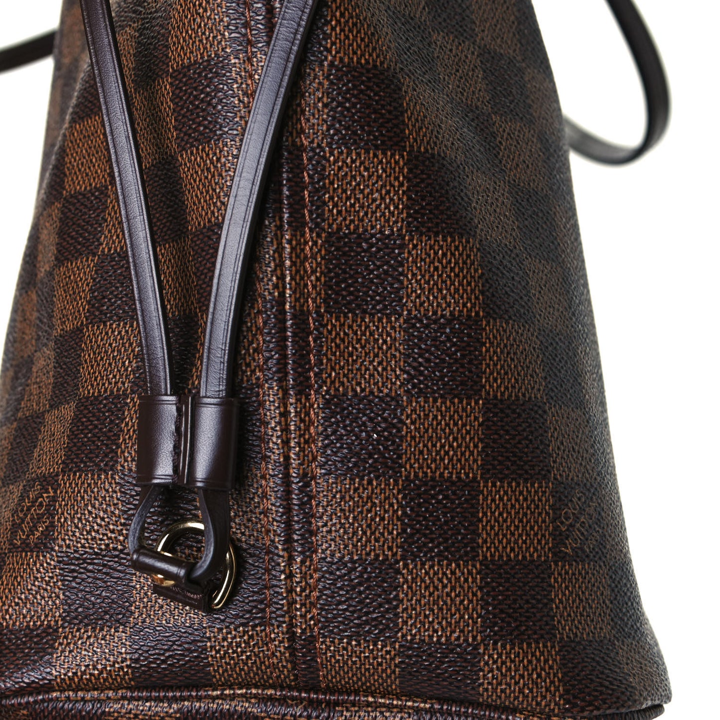 Damier Ebene Neo Neverfull MM Rose Ballerine