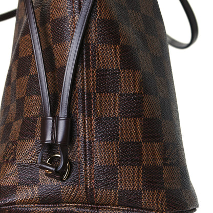 Louis Vuitton Damier Ebene Neo Neverfull MM Rose Ballerine 15 of 15