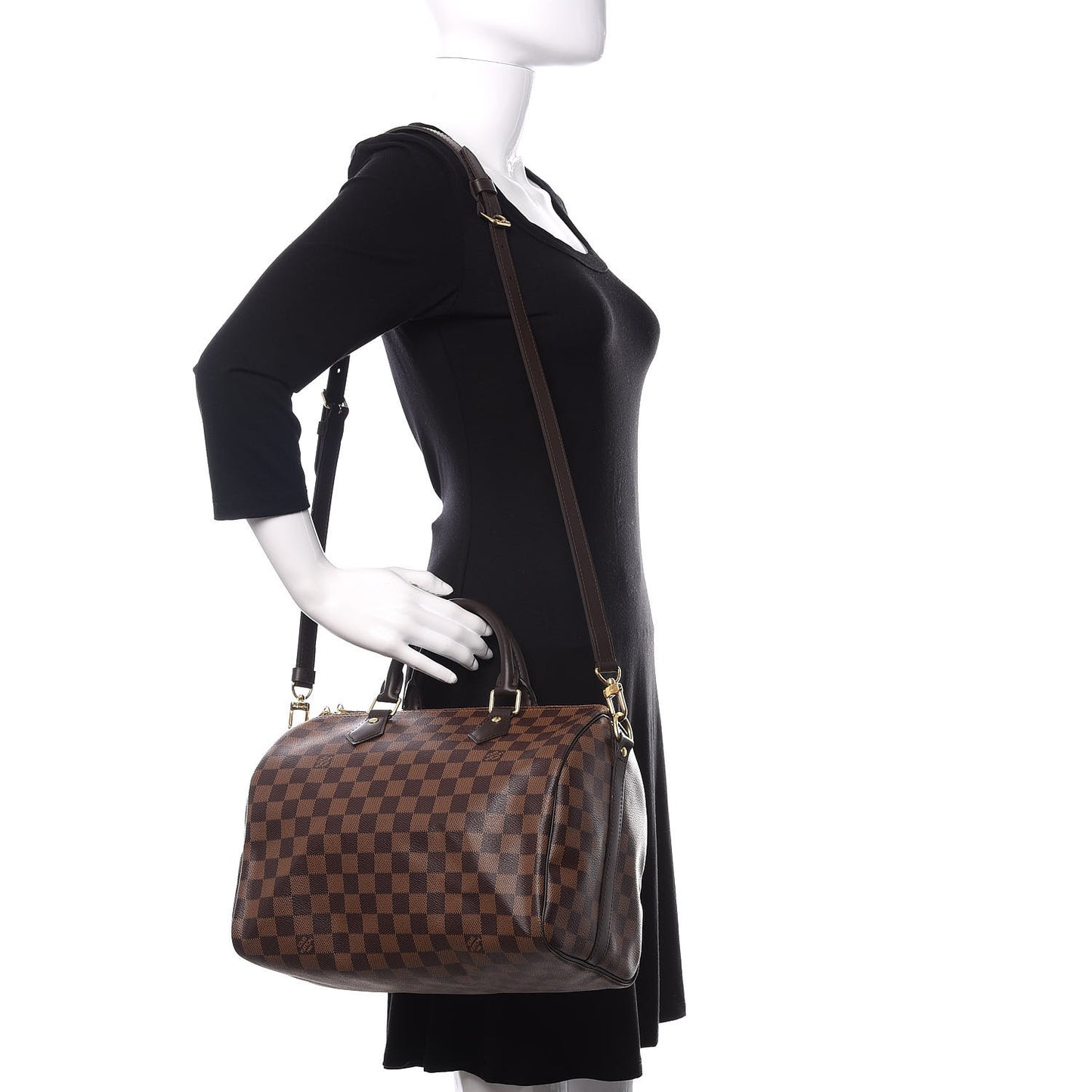 Damier Ebene Speedy Bandouliere 30