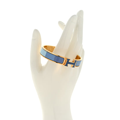 Hermes Enamel Narrow Clic Clac H Rainbow Bracelet PM Rainbow Bleu 2 of 5