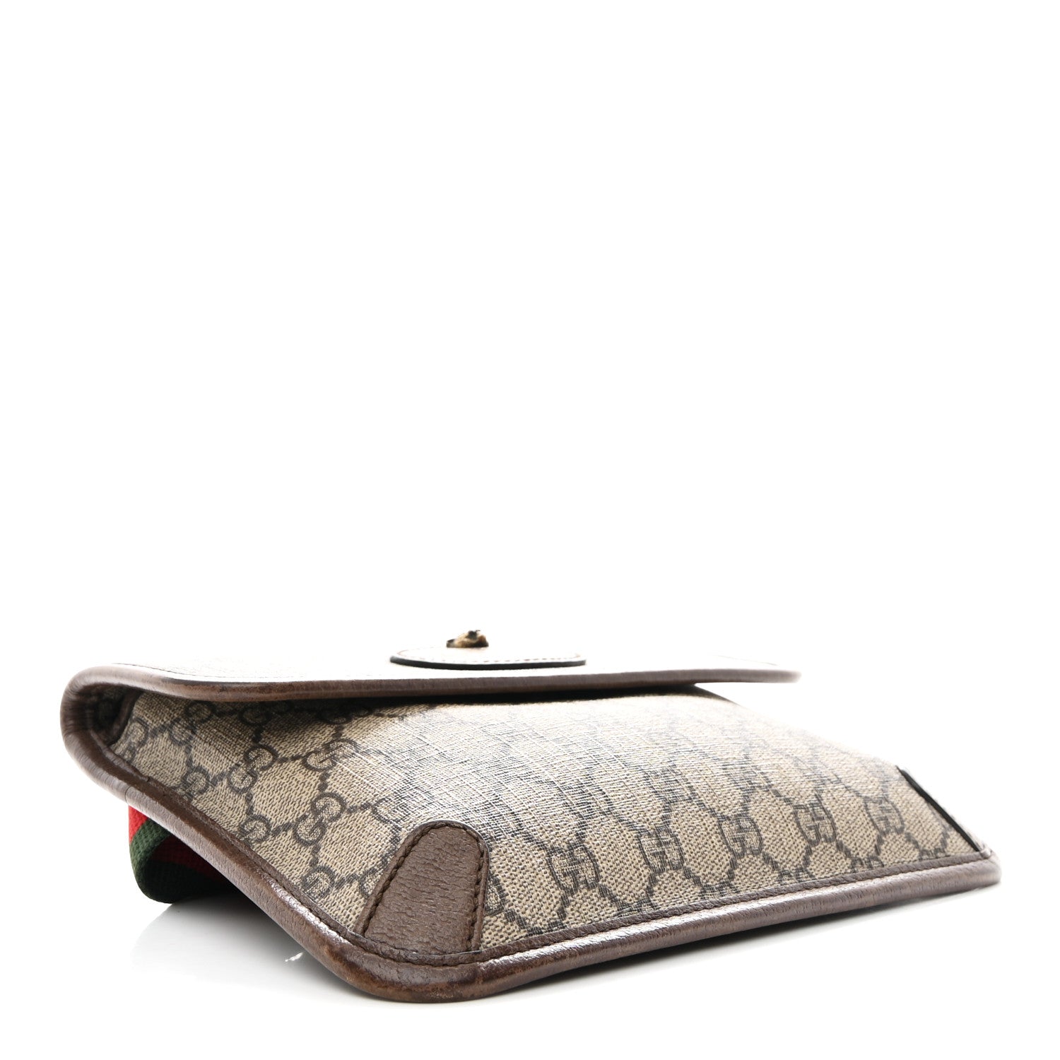 Gucci GG Supreme Monogram Neo Vintage Web Belt Bag Brown 4 of 11