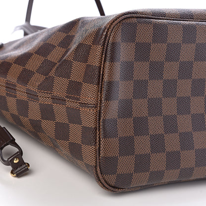 Louis Vuitton Damier Ebene Neo Neverfull MM Rose Ballerine 10 of 13