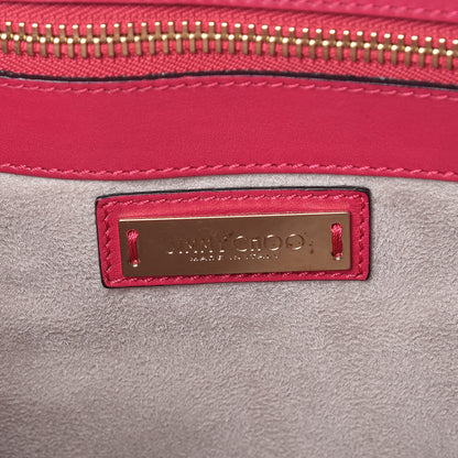 Jimmy Choo Grained Calfskin Large Alfie Tote Pink 8 of 9