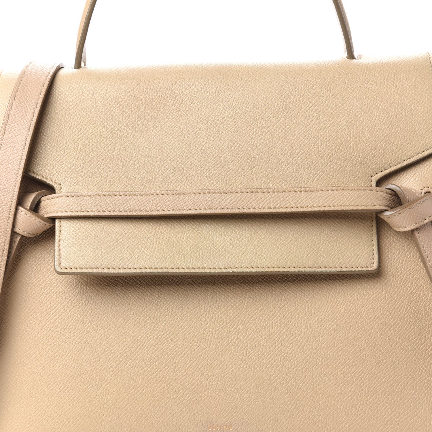 Celine Grained Calfskin Mini Belt Bag Light Taupe 9 of 10