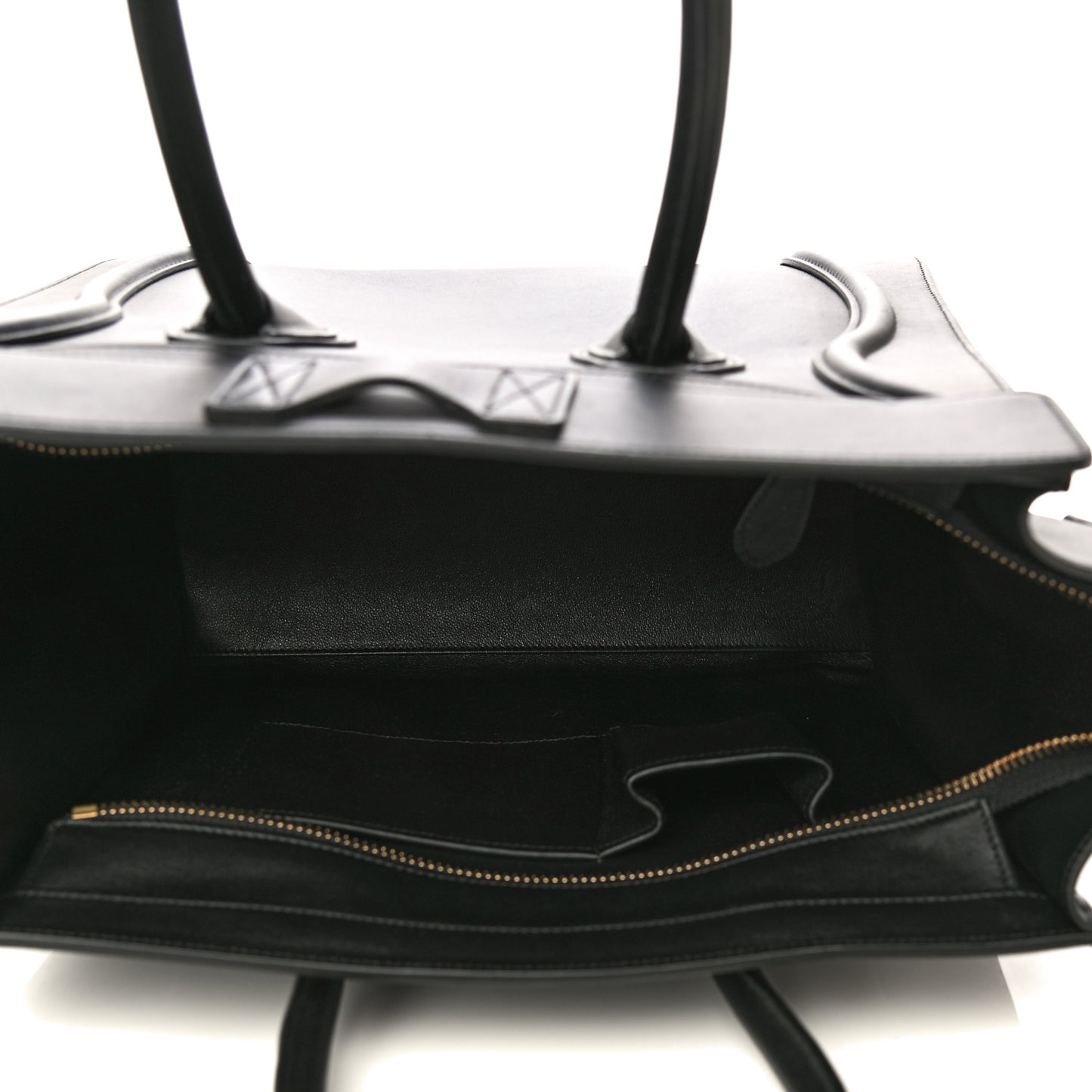 Smooth Calfskin Mini Luggage Black
