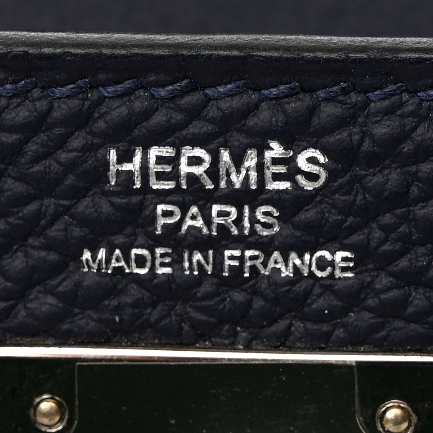 Hermes Togo Kelly Retourne 28 Bleu Nuit 6 of 10