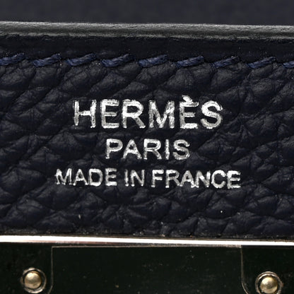 Hermes Togo Kelly Retourne 28 Bleu Nuit 6 of 10