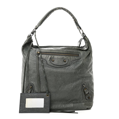 Balenciaga Agneau Classic Hardware Day Hobo Anthracite 1 of 11