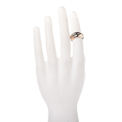 Cartier 18K Pink Yellow White Gold Large Trinity Ring 55 7.25 2 of 5