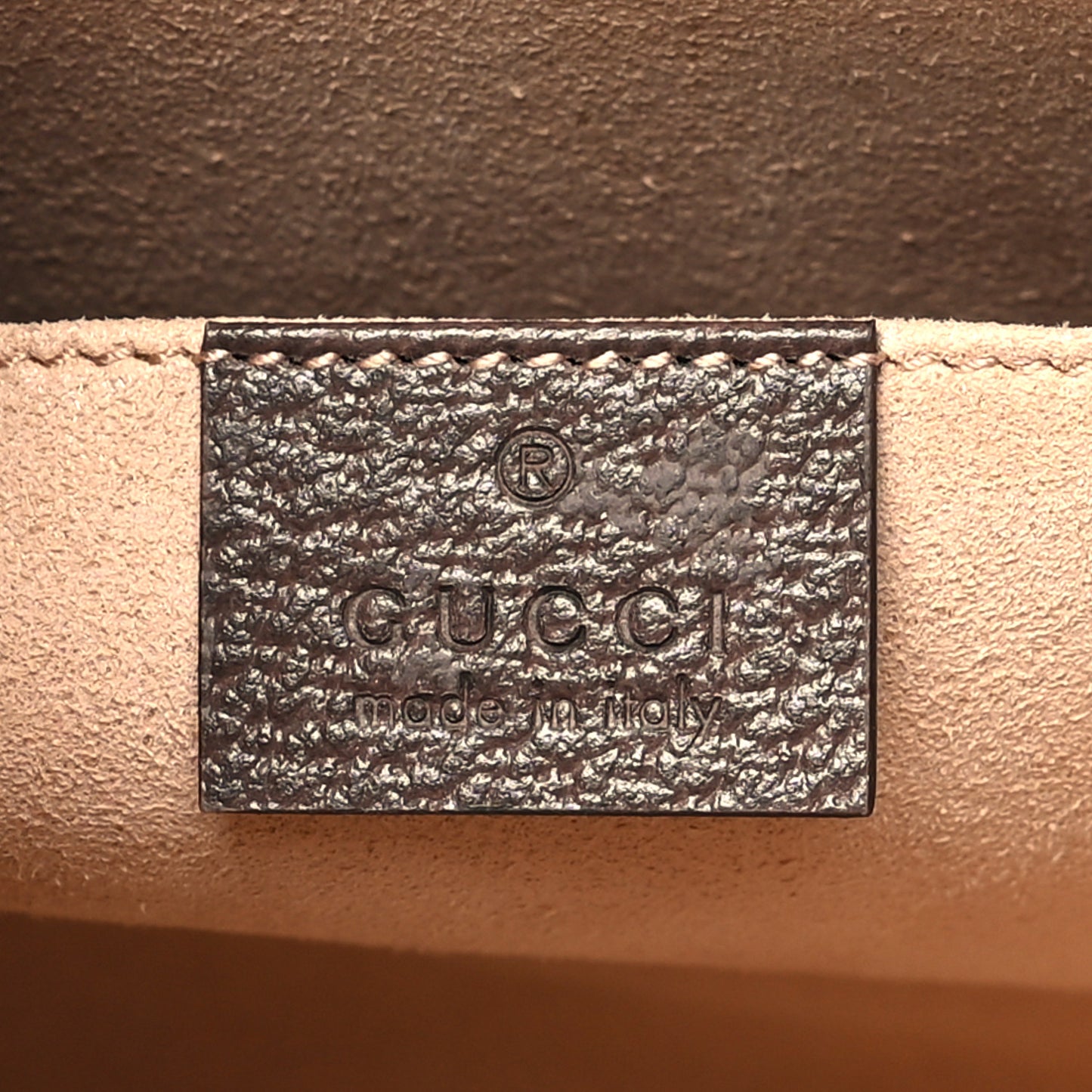 GG Supreme Monogram Web Ophidia Pouch Brown