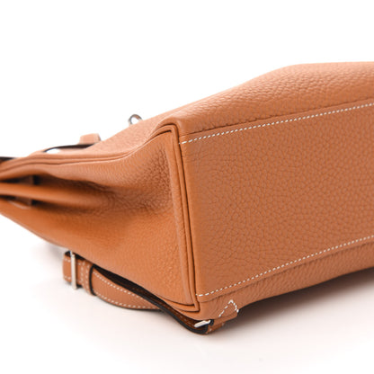 Hermes Togo Kelly Ado Backpack Gold 5 of 9
