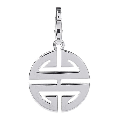 Cartier 18K White Gold Diamond Longevity Charm 3 of 4