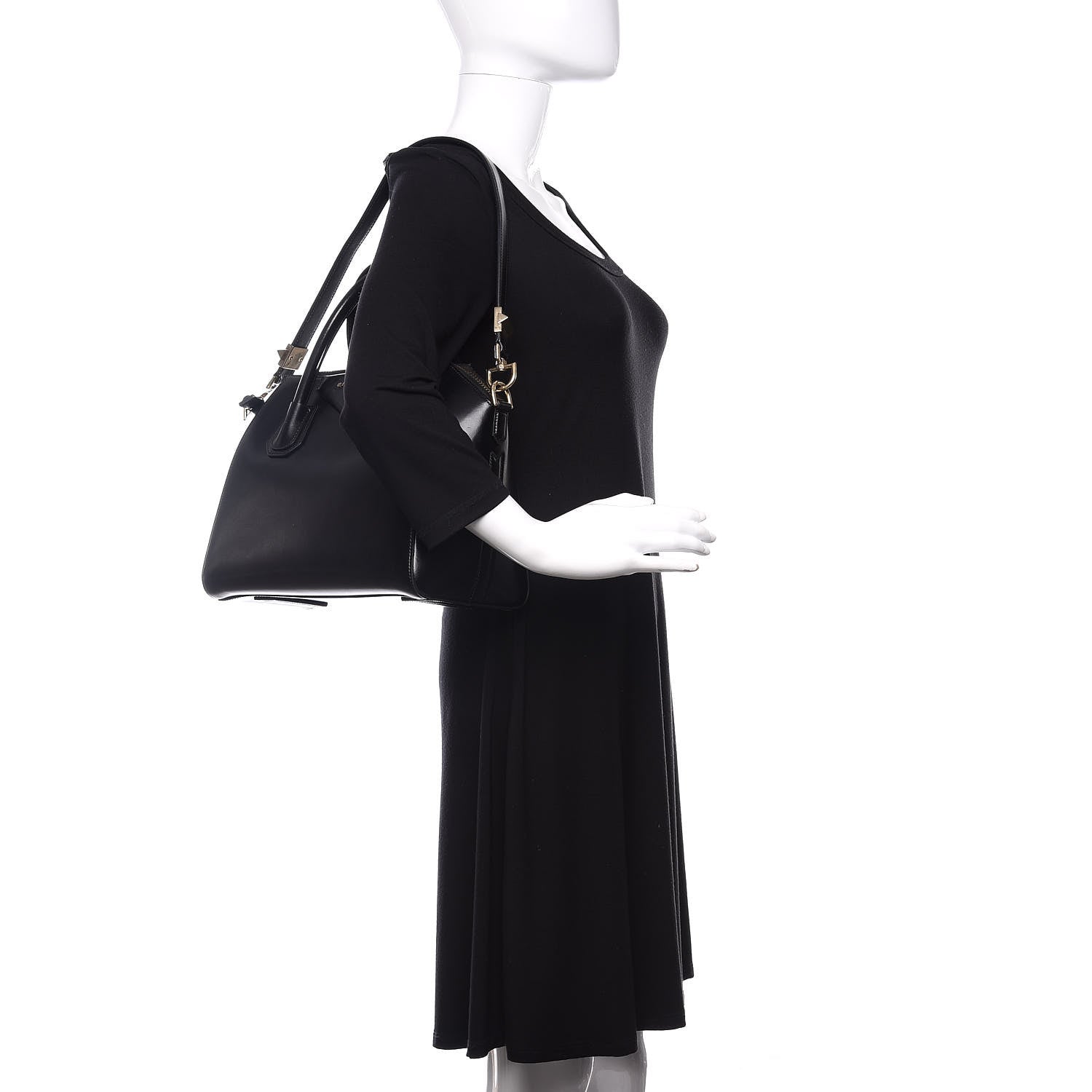 Givenchy Shiny Lord Calfskin Small Antigona Black 2 of 12