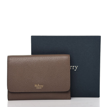 Mulberry Small Classic Grain Continental Key Coin Pouch Clay 7 of 8