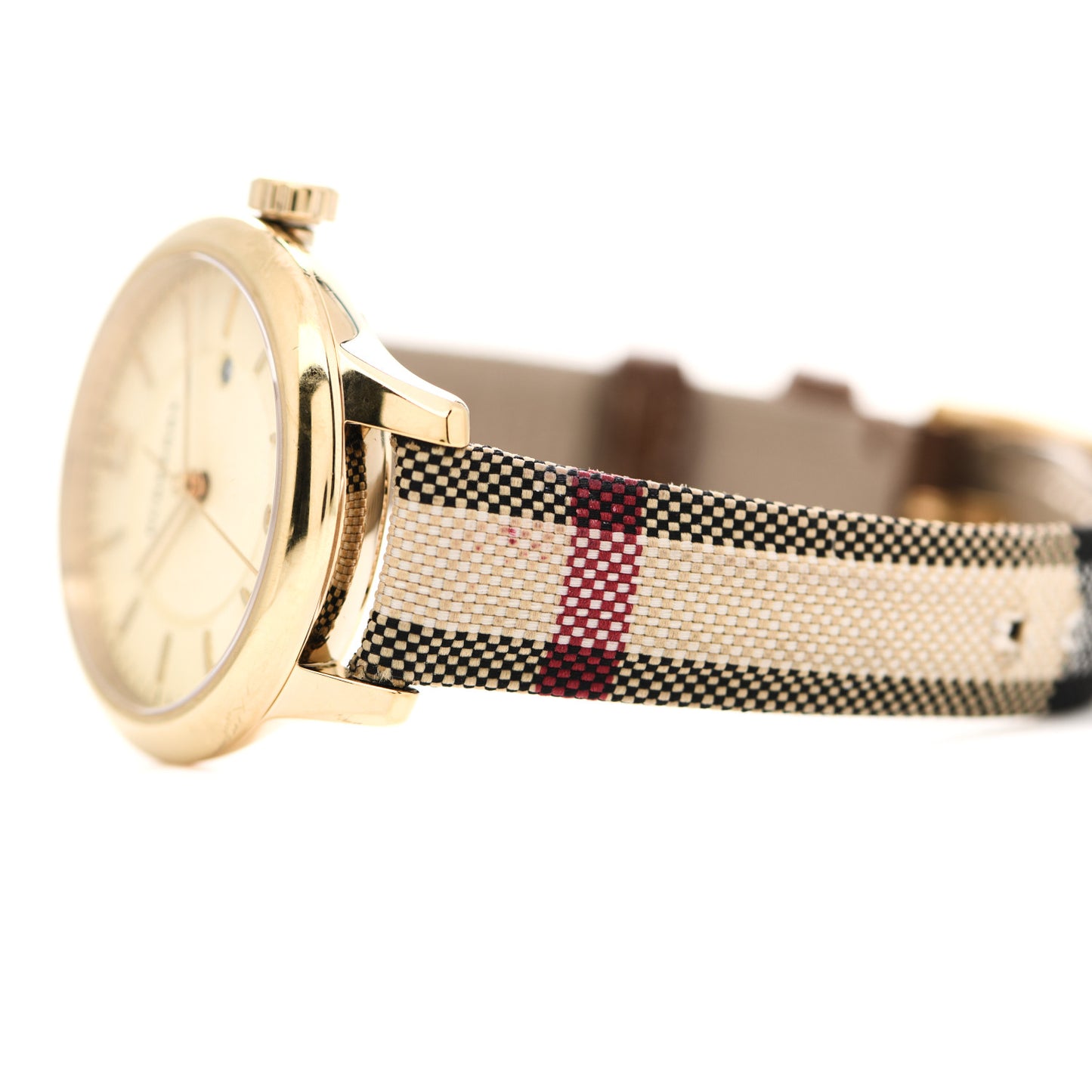 Stainless Steel Calfskin 32mm Quartz Watch Beige BU10104