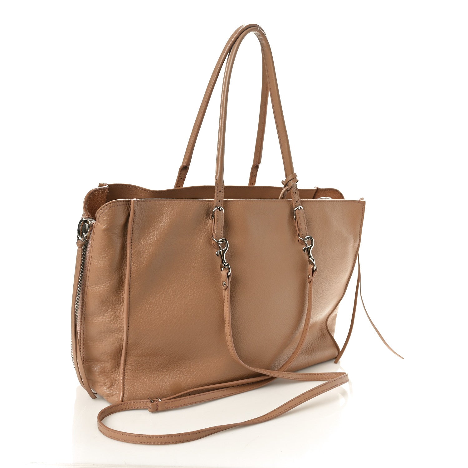 Balenciaga Veau Papier B4 Zip Around Tote Rose Des Sables 4 of 12