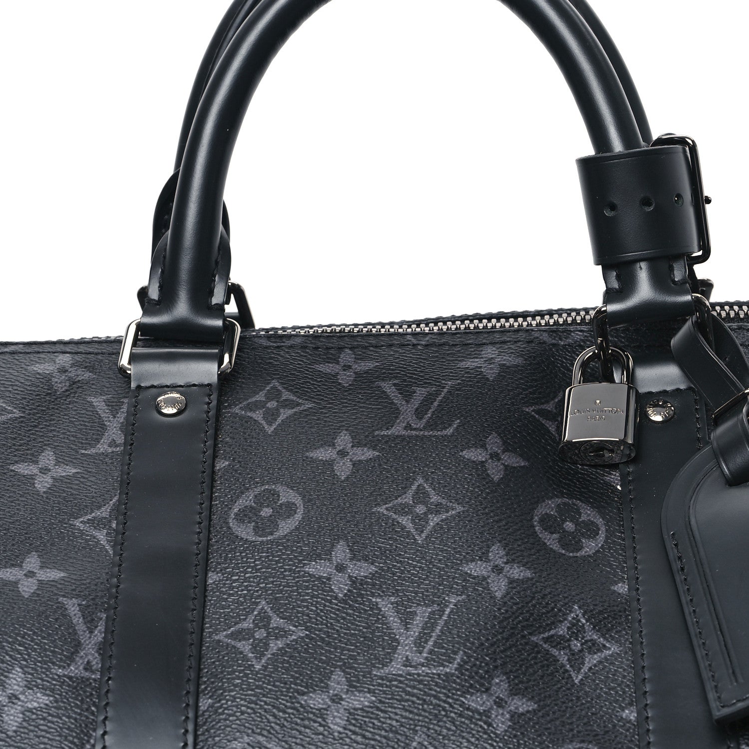 Louis Vuitton Monogram Eclipse Keepall Bandouliere 55 6 of 10