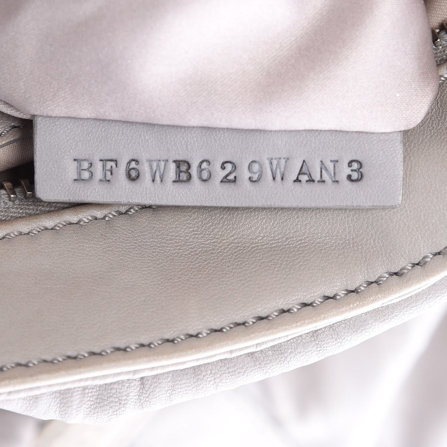 Lambskin Petale Tote Light Grey