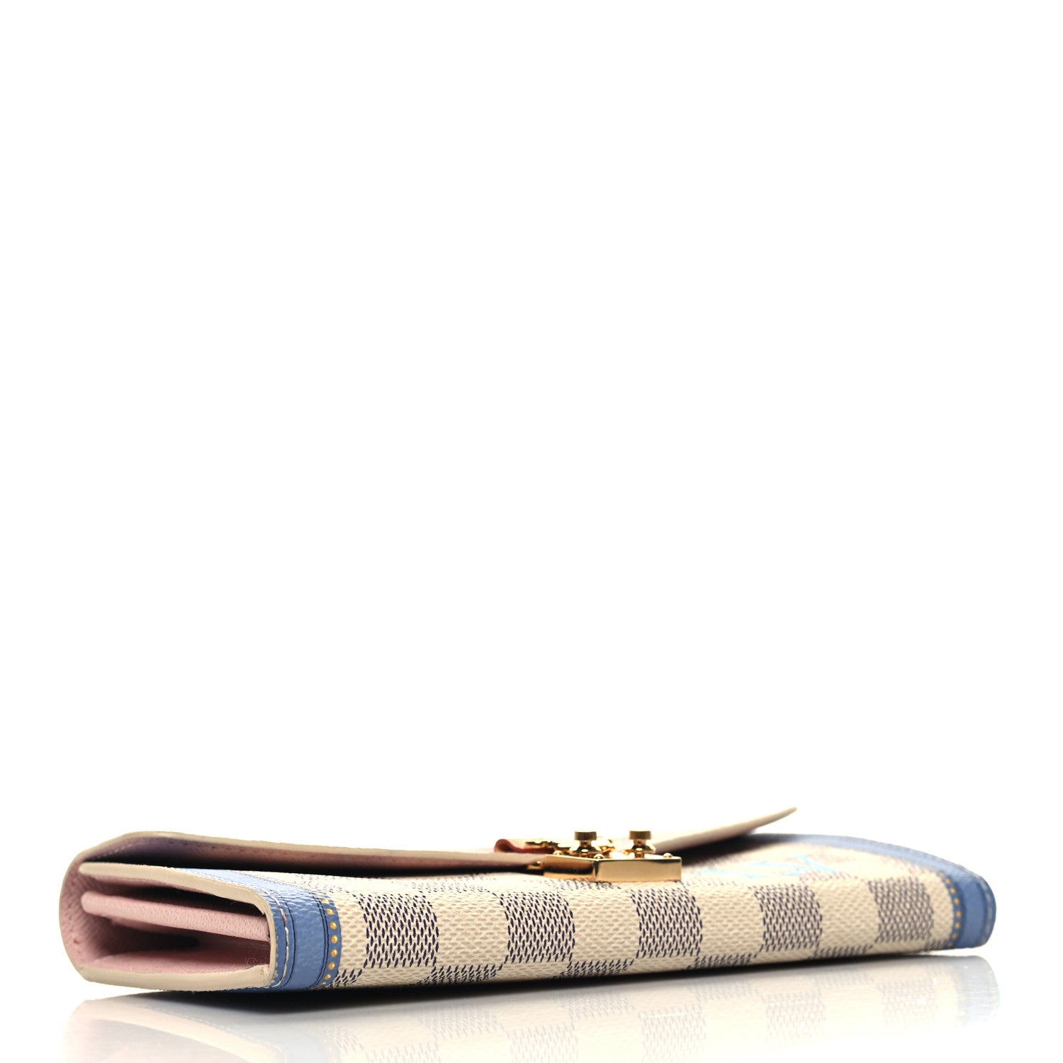 Louis Vuitton Damier Azur Summer Trunks Sarah Wallet NM 4 of 11