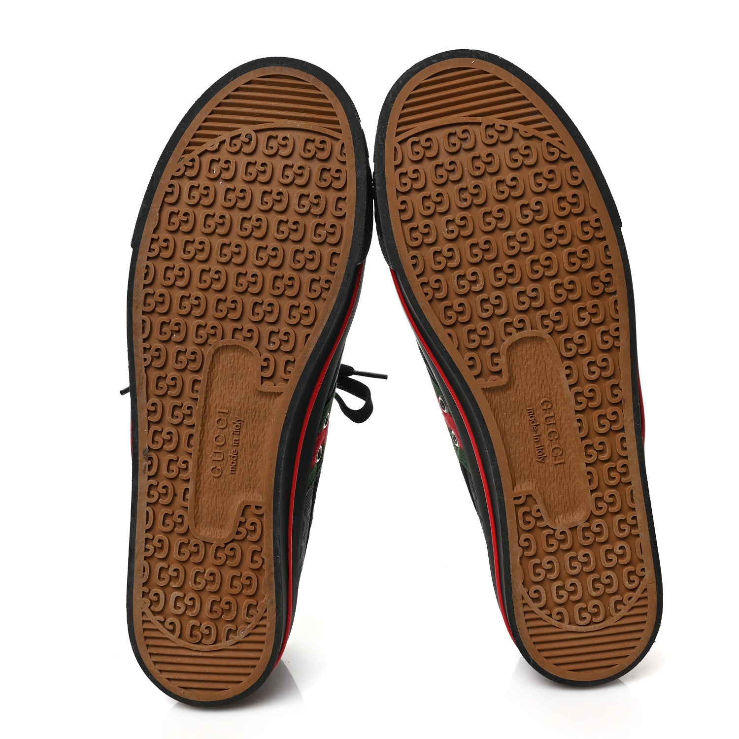 Gucci Econyl Nylon Web Monogram Off The Grid Mens 1977 Tennis Sneakers 10 Black 5 of 8