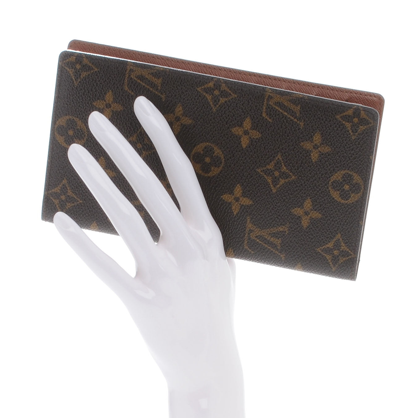 Louis Vuitton Monogram Porte Chequier Cartes Credit European Checkbook Wallet 2 of 7