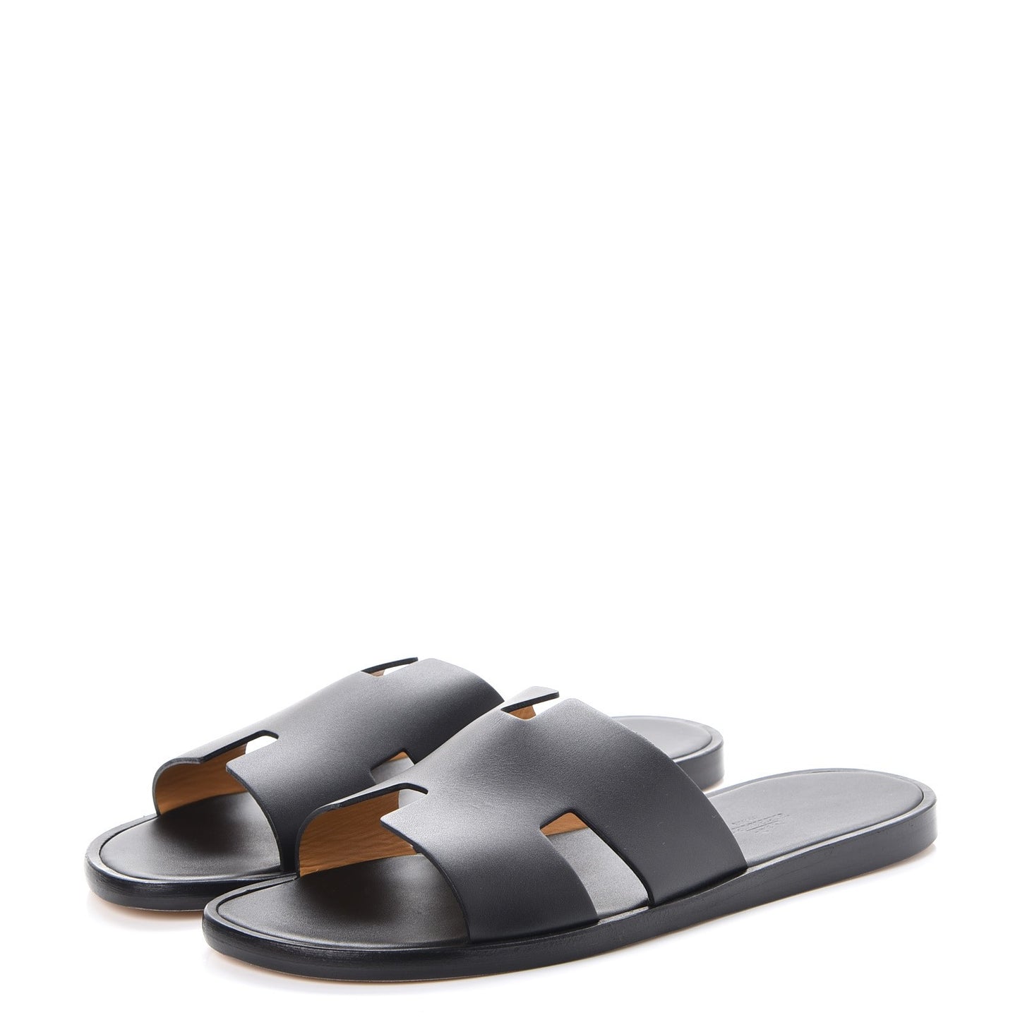 Calfskin Mens Izmir Sandals 42 Black
